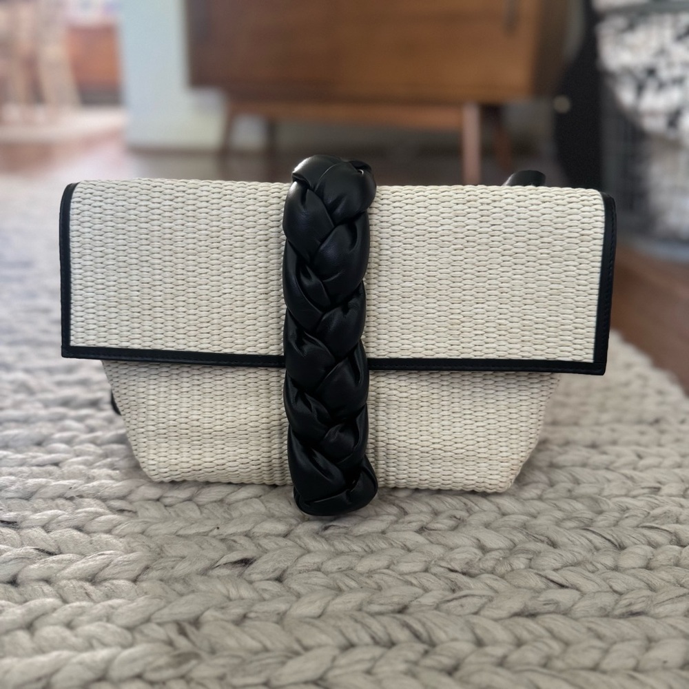 DeMellier Raffia Shoulder Bag - Picture 4 of 6